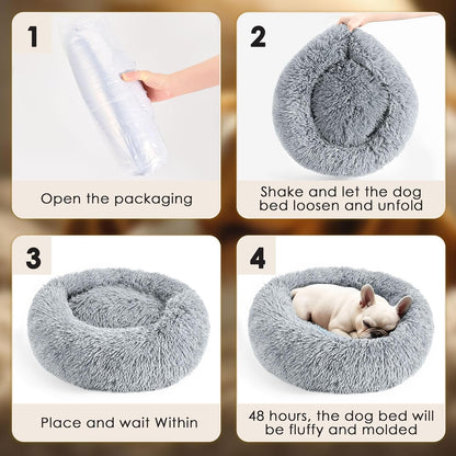 Dog & Cat Bed for Indoor Cats, 20In 
