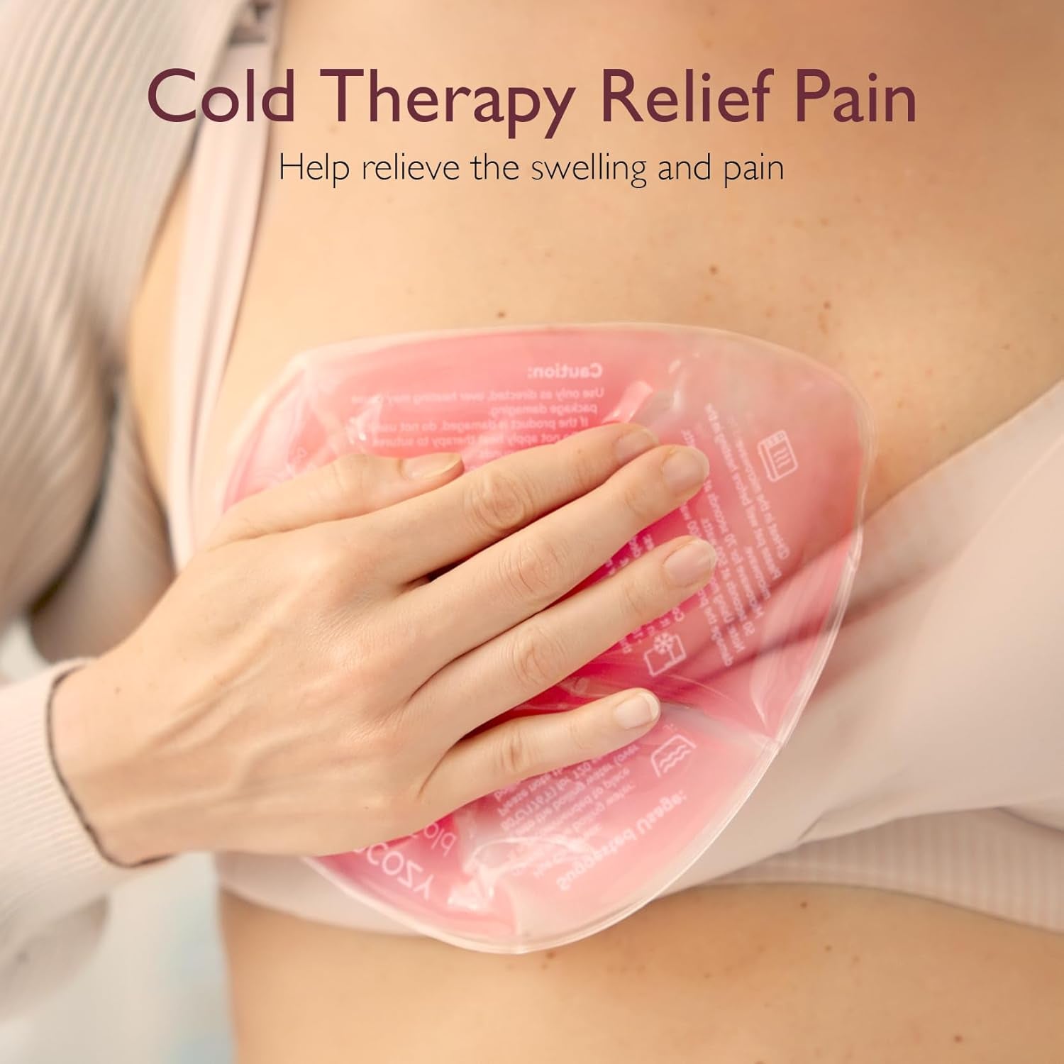 Larger Breast Therapy Packs Hot and Cold