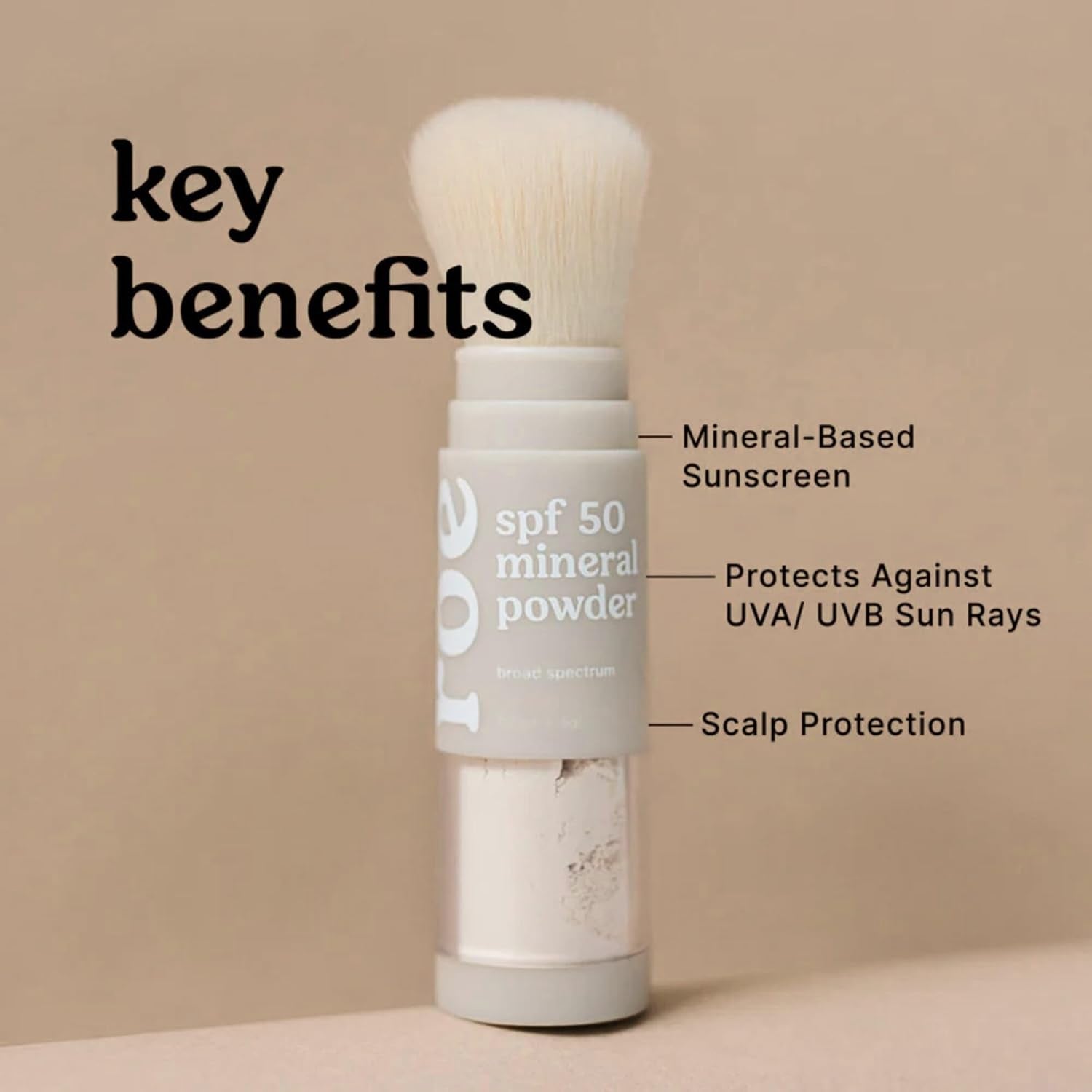 - Kids SPF 50 Brush on Mineral Sunscreen