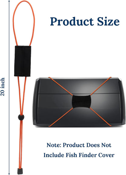 2 Pack Fish Finder Cover Straps 