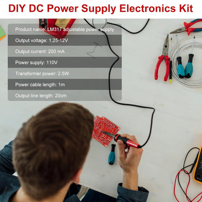 LM317 Adjustable Power Supply DIY Kit