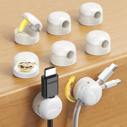 8-Pack  Magnetic Cable Clips Organizer
