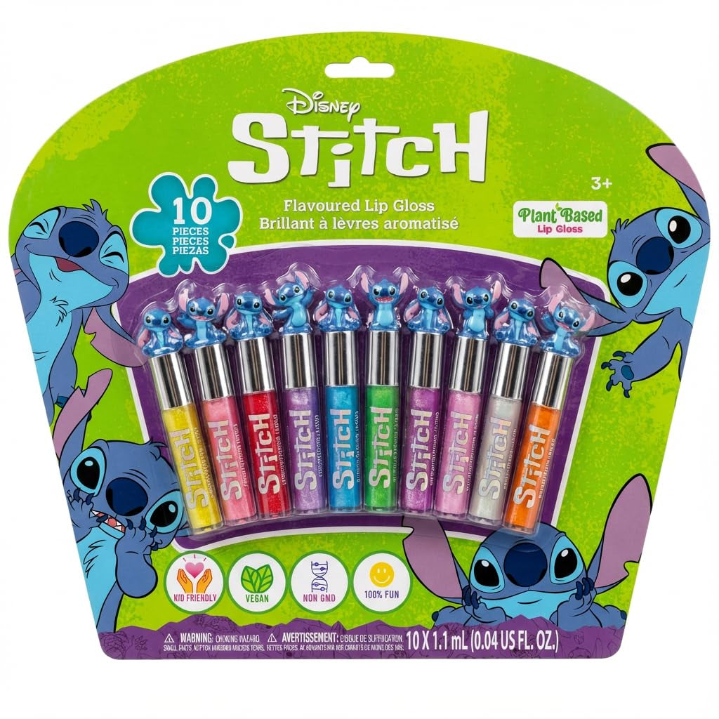 Disney Stitch 10 Piece Plant Based Lip 