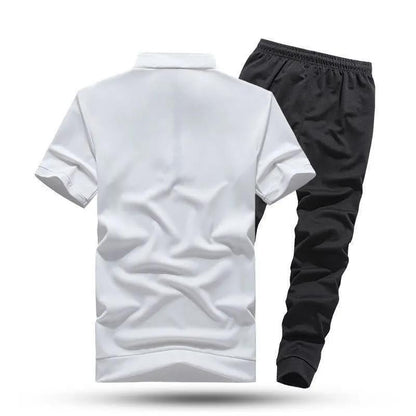 Men's Summer Zippered Sport Suit
