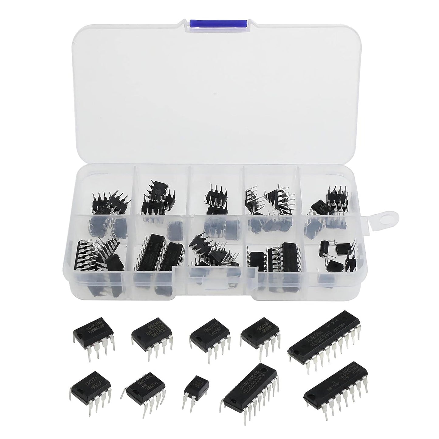 50Pcs 10 Types Integrated Circuit Chip