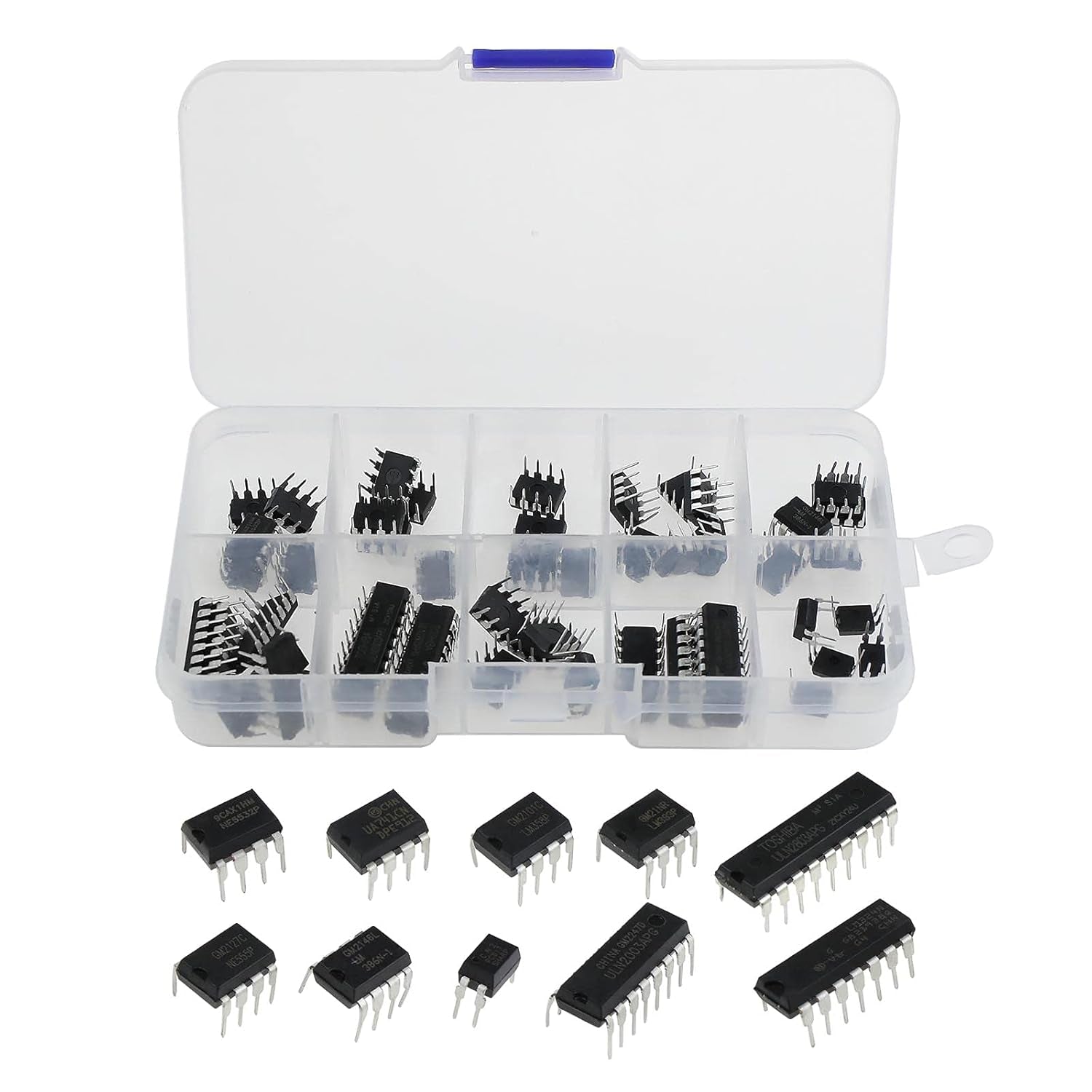 50Pcs 10 Types Integrated Circuit Chip