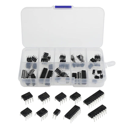 50Pcs 10 Types Integrated Circuit Chip