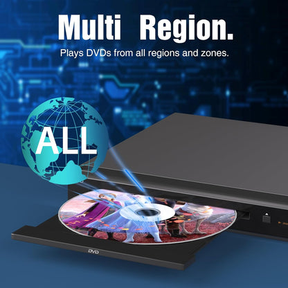 Region-Free HDMI DVD Player for TV