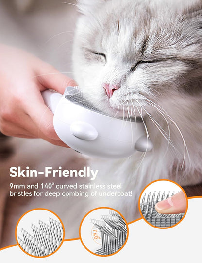 Cat Steam Brush, Brushes for Indoor Cats