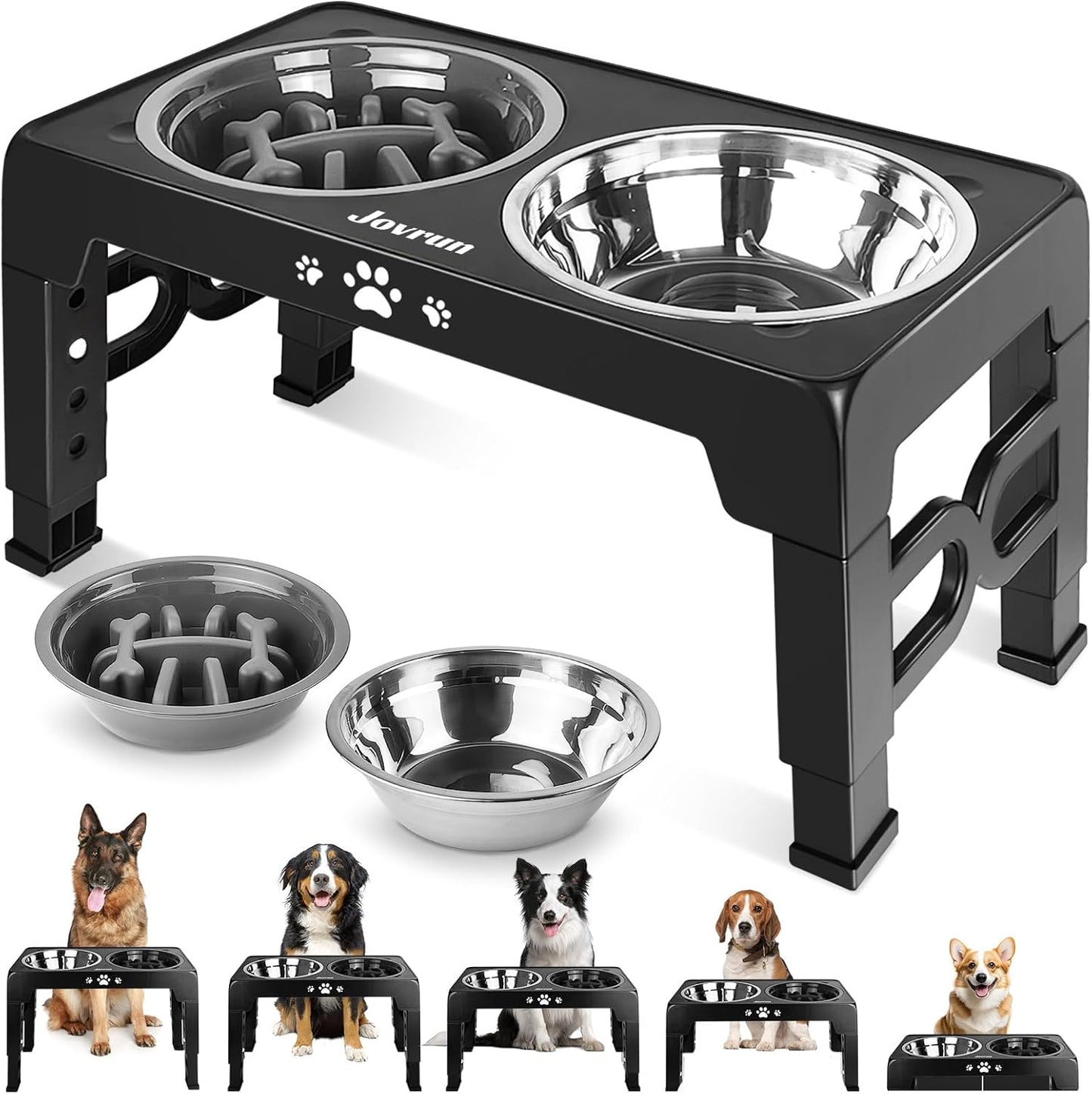Elevated Dog Bowls for Medium Large Size