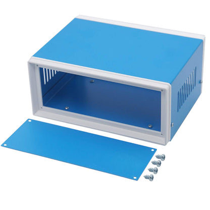 Electronic Enclosures Blue Metal 