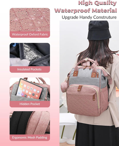 Diaper Bag Backpack with Changing Statin