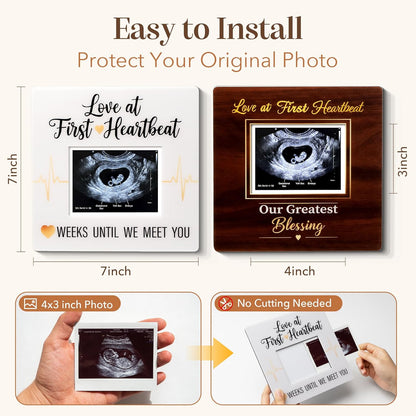 Love at First Heartbeat Sonogram Picture