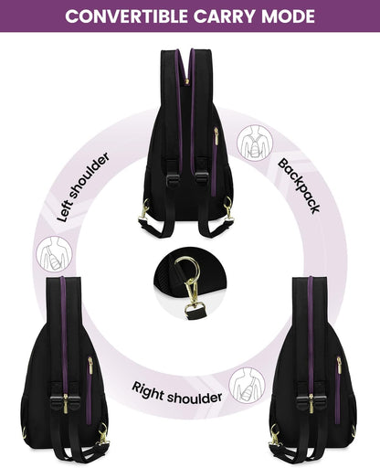 Sling Bag for Women, Sling Backpack 