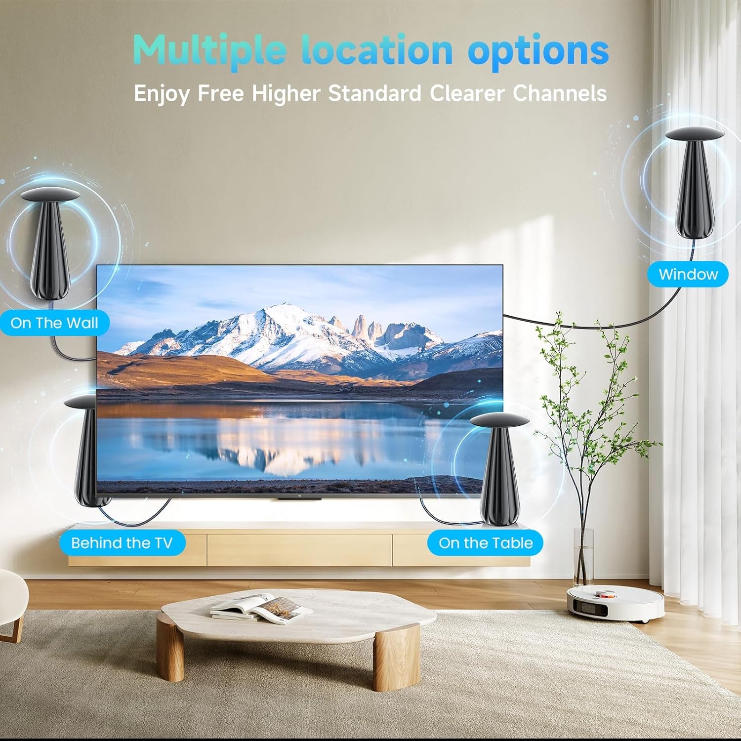 3600+ Miles Range TV Antenna Indoor 2026