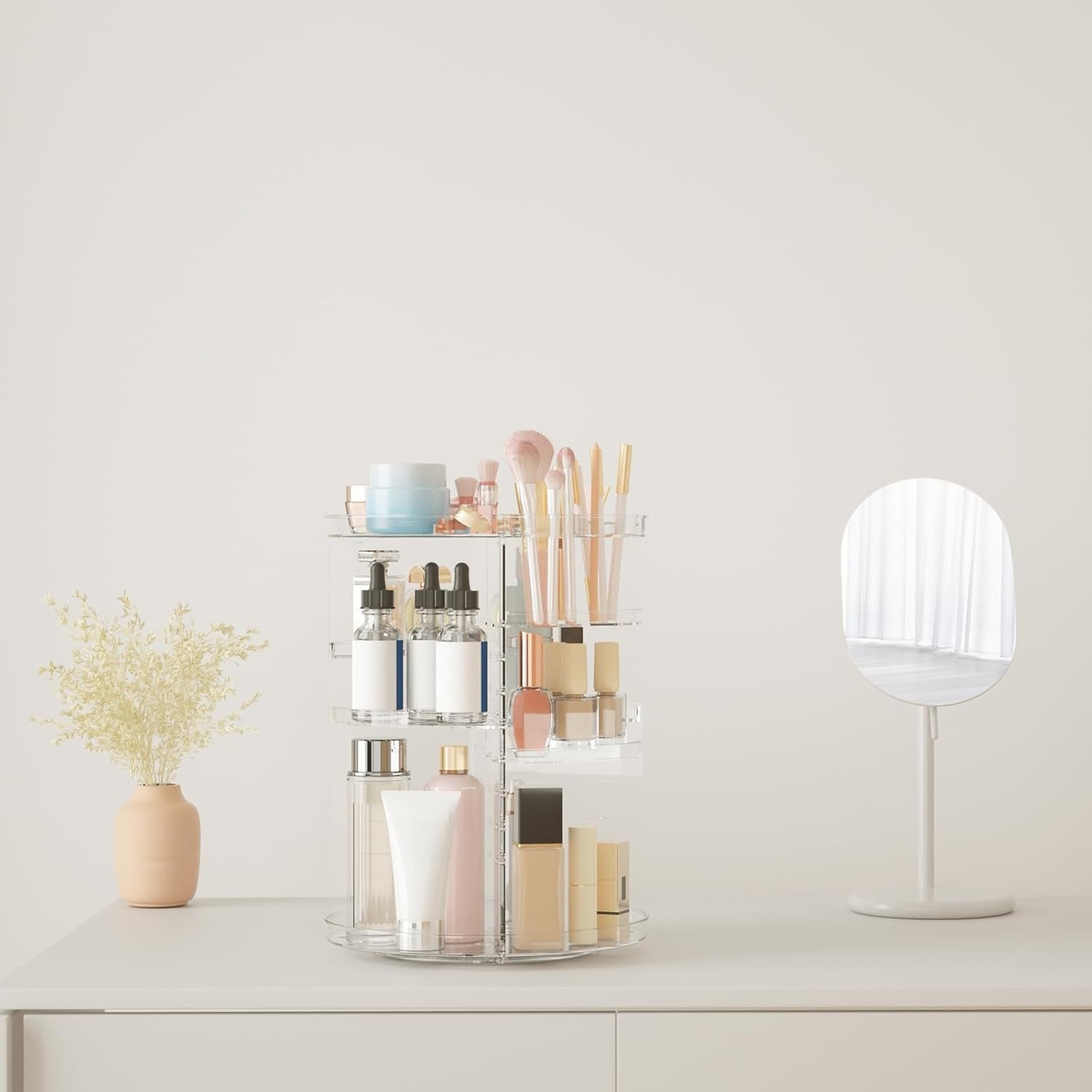 Rotating Makeup Organizer, DIY 8 