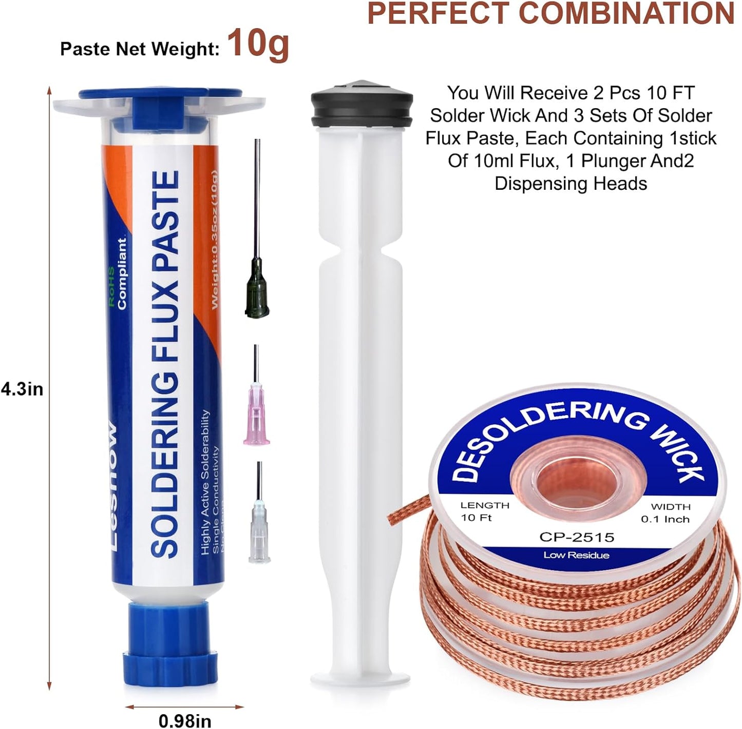 Solder Wick Braid and Solder Flux Paste
