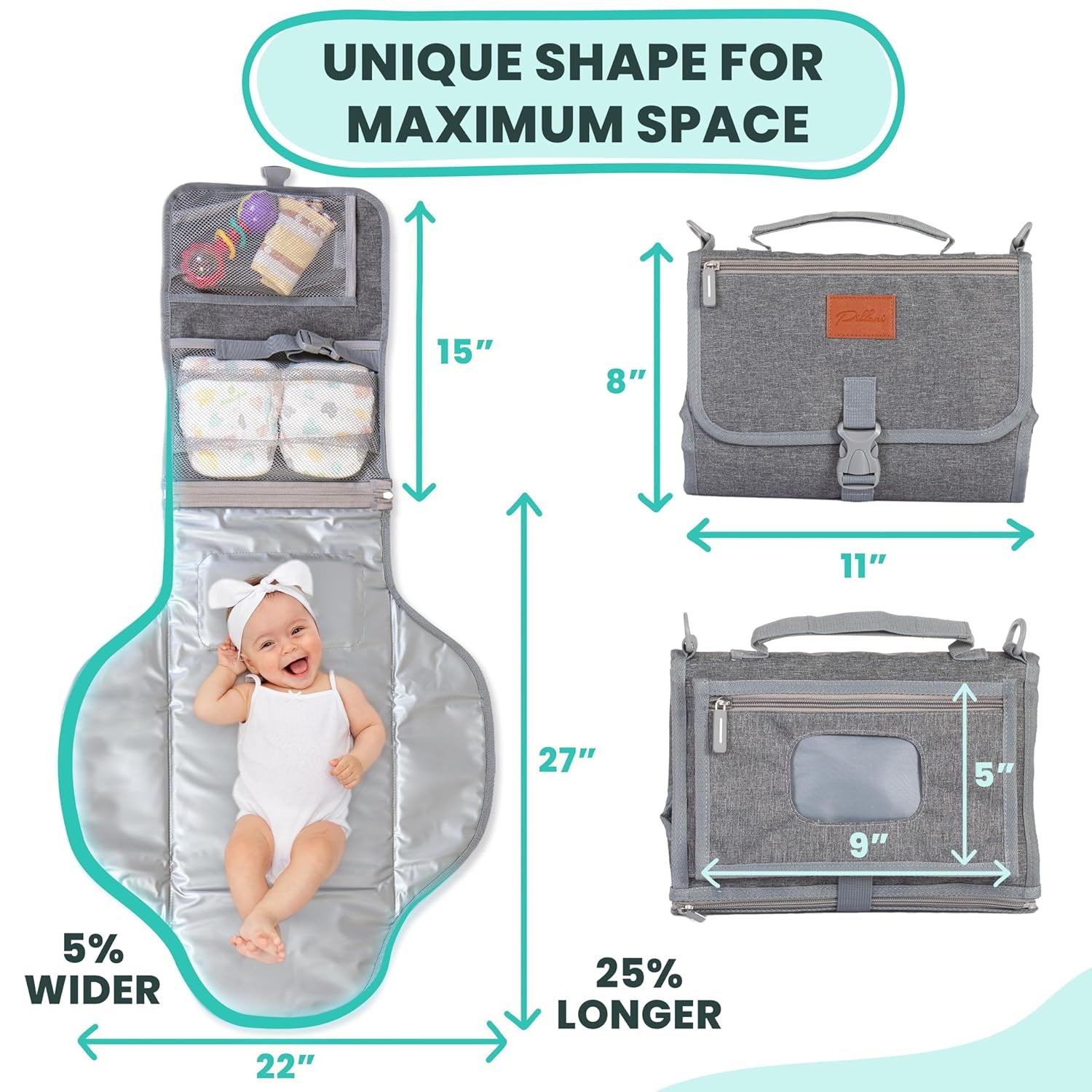 Portable Changing Pad for Baby – Soft