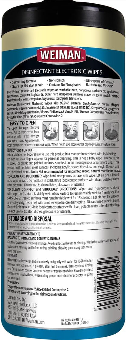Electronics & Screen Disinfecting Wipes