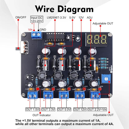 LM2596 Adjustable Power Supply Soldering