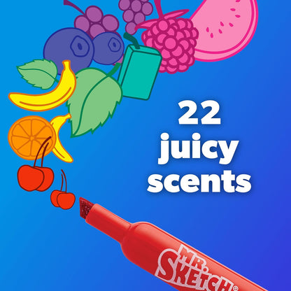 Scented Markers, Chisel Tip, Assorted