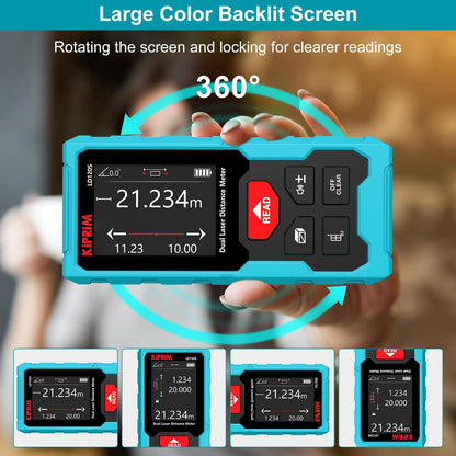 393Ft Dual Laser Distance Measuring Tool