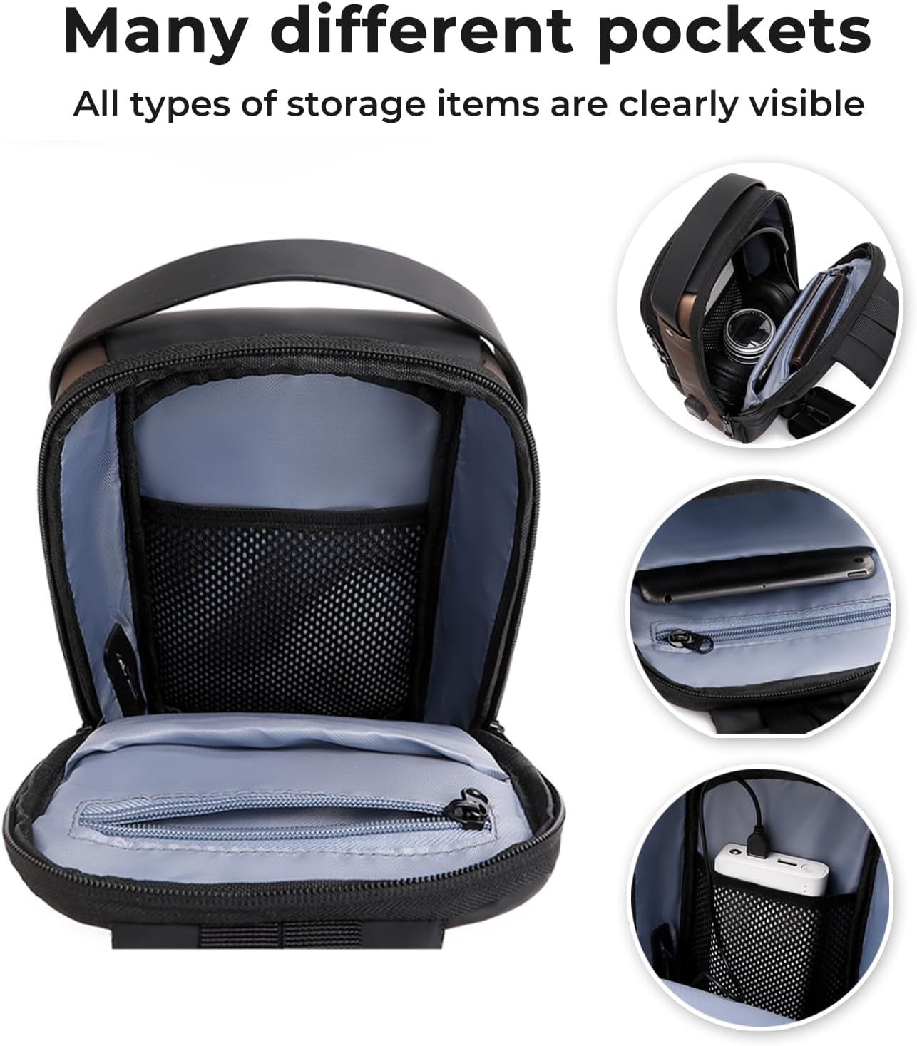 Sling Bag for Men | Anti-Theft Crossbody