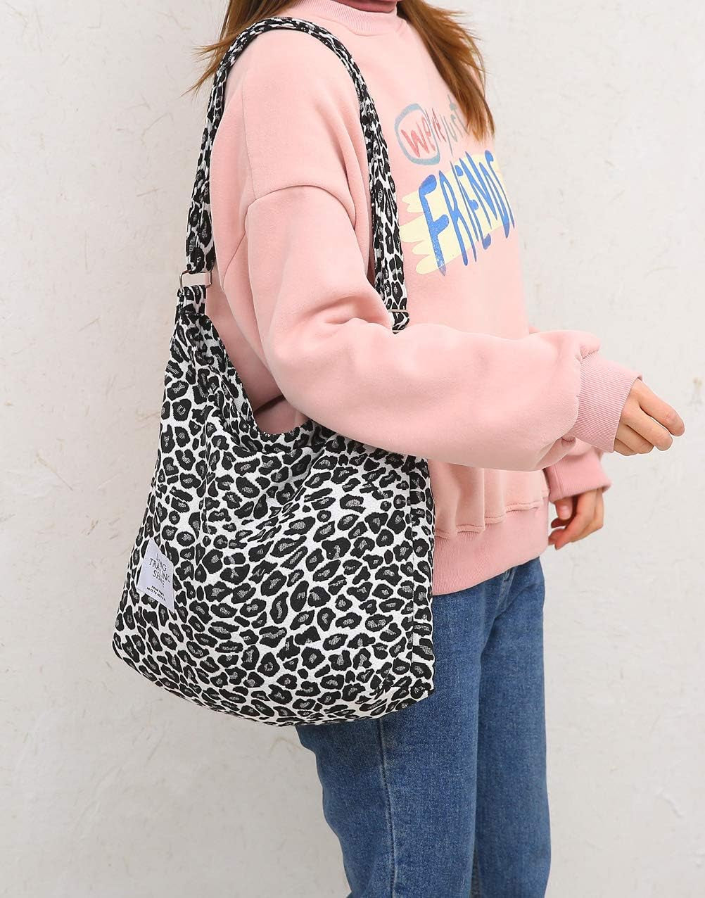 Women'S Retro Large Size Canvas bag