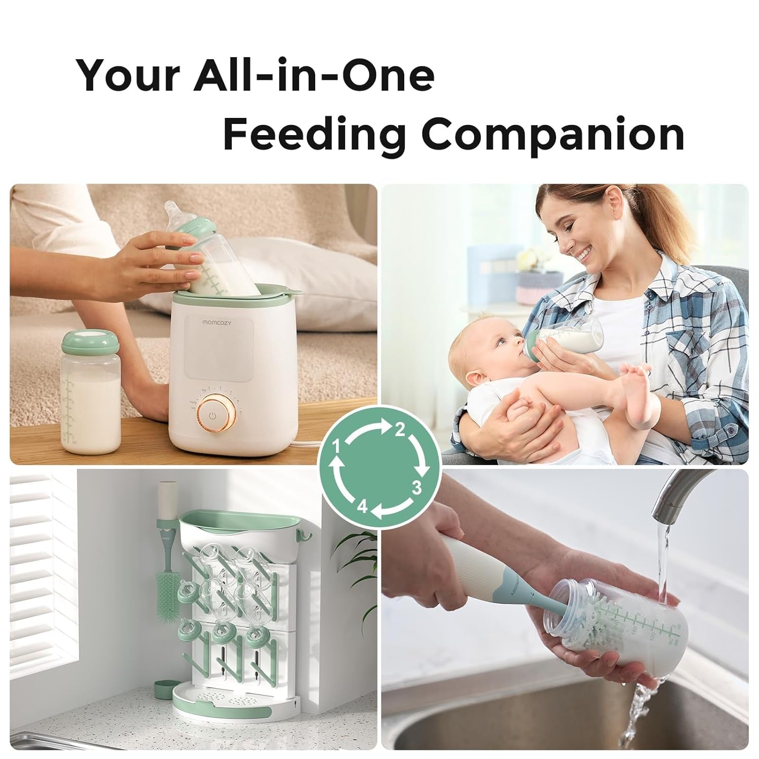 Natural Baby Bottle, Wide-Neck, BPA Free