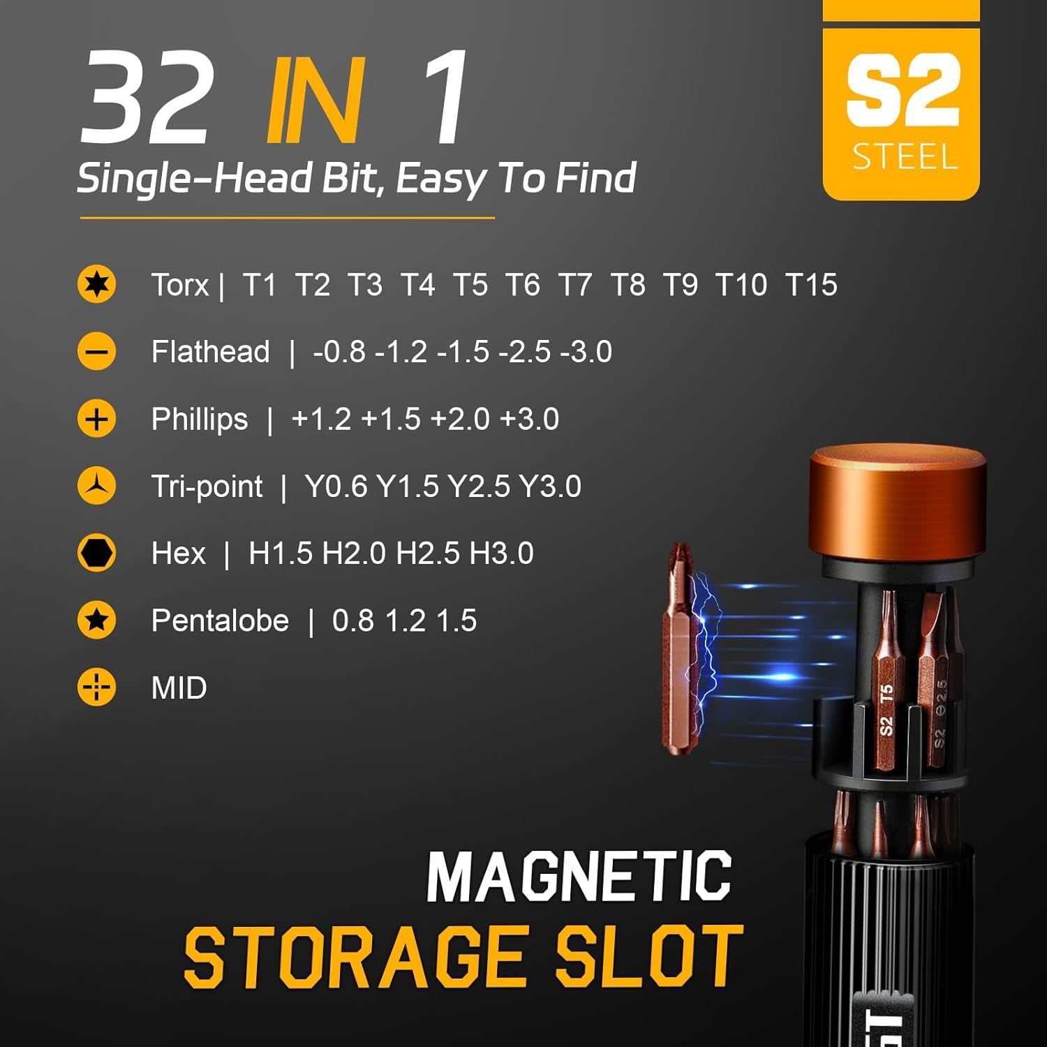 32-In-1 Small Precision Screwdriver Set