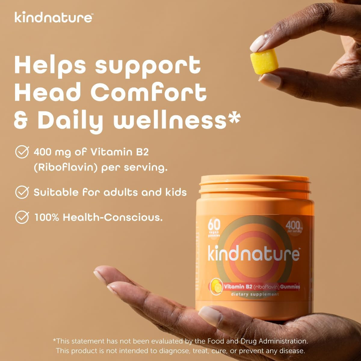 Vitamin B2 Gummies - Riboflavin 400Mg